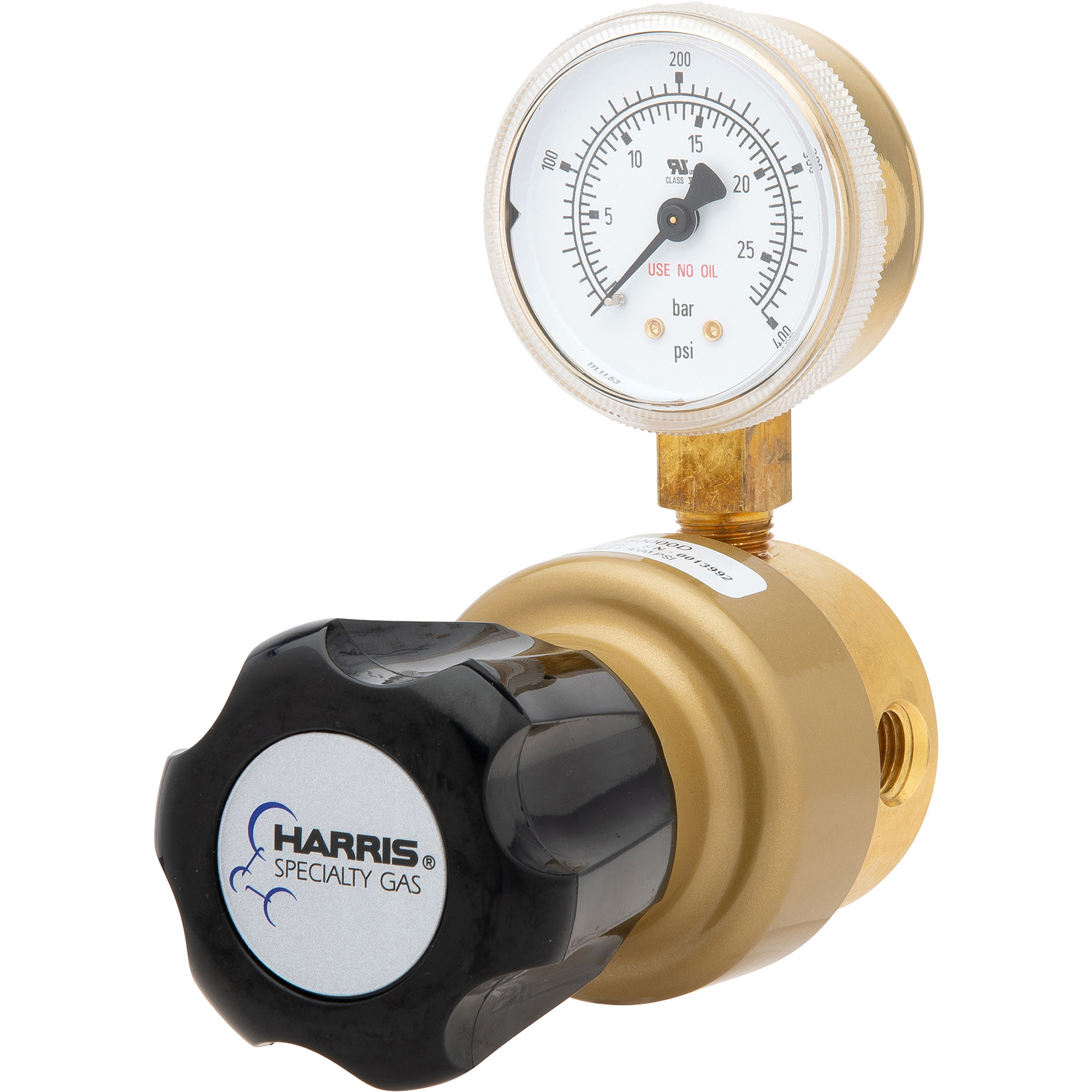 Harris GP403-250 Brass Single-Stage Pipeline Regulator, for Non-Corrosive Gas, 3000 Max PSI, Model# 403250000D